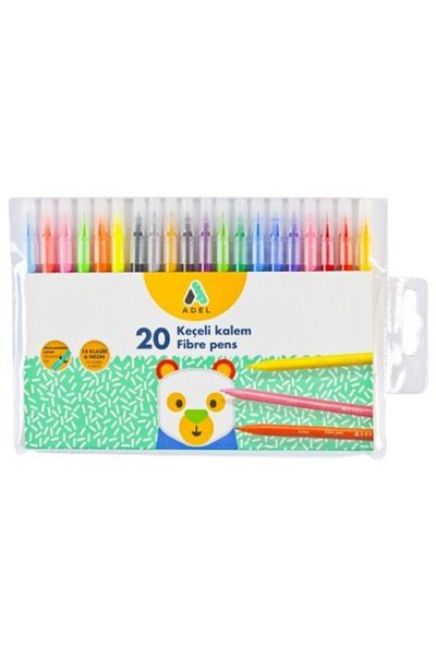 Adel 20 Colored Felt Tip Pen