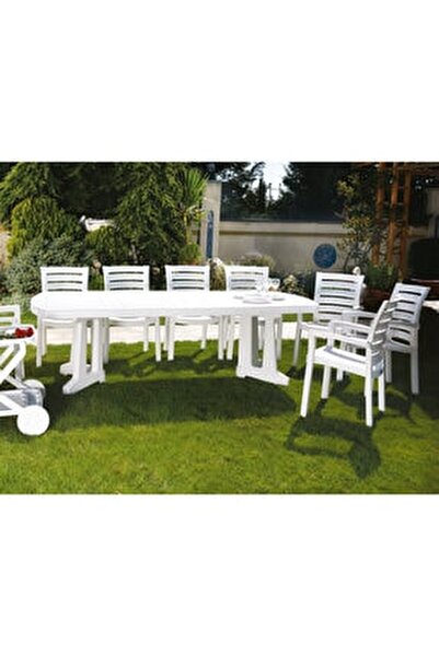 Siesta 8 Kisilik Marina Oval Masa Takimi Fiyati Yorumlari Trendyol