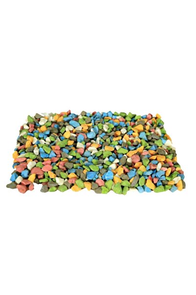 Bahat Çakıl Taşı Küllük Teraryum Akvaryum Taşı Renkli 1 Kg