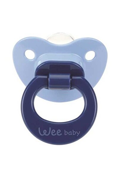 Wee Baby Silikon Damaklı Emzik No:1 0-6 Ay Mavi
