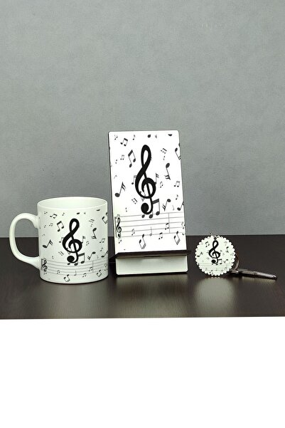 Hediyelen Nota Üçlü Set (kupa + Telefon Standı + Anahtarlık)