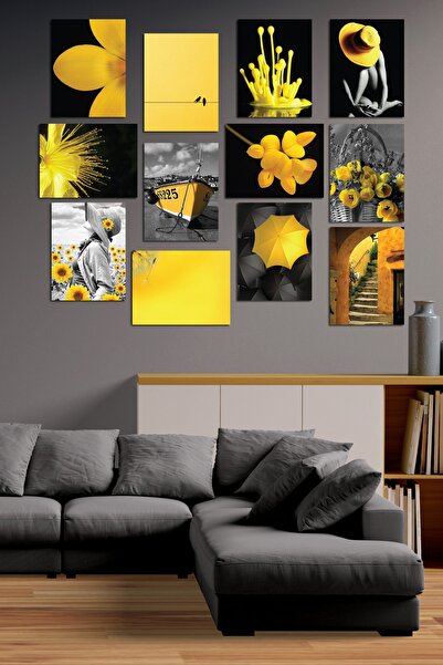 Cadran Modern Style 12 Parçalı Mdf Tablo Mck019