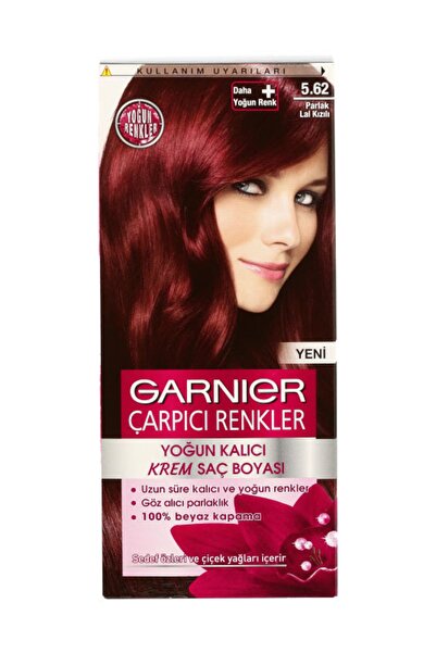 Garnier Çarpıcı Renkler Saç Boyası 5.62 Parlak Lal Kızıl