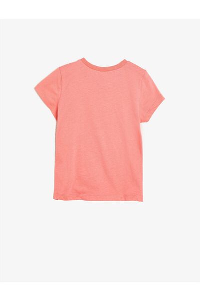 Koton Baby Girl Pink Unicorn Printed T-Shirt