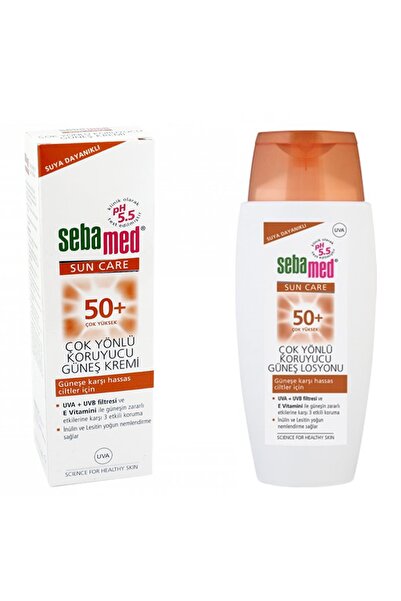 Sebamed Sun Care Çok Yönlü Koruyucu Güneş Kremi Spf50 75 Ml, Güneş Koruyucu Losyon Spf50 150 Ml
