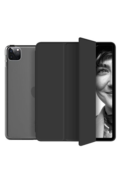 Fibaks Apple iPad Pro 4. Nesil 5.nesil 2020 /2021 12.9 Kılıf Smart Cover Katlanabilir Standlı Akıllı Kapak