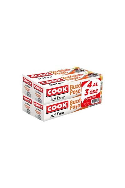 COOK Medium Size 4 Pieces Refrigerator Bags