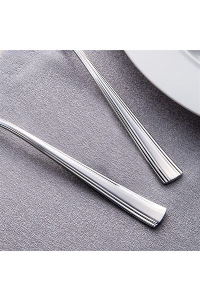 Nehir Katre Satin 12-Piece Tea Spoon Set
