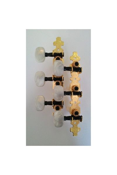 VALENCIA Classic Guitar Ear, Classic, 3 Right+3 Left, Set, Gold