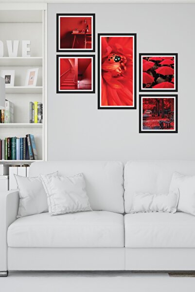 Cadran Collage Style 5 Parçalı Mdf Tablo Atf287