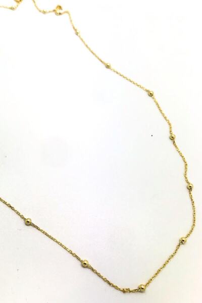 Erer Gümüş Gümüş Toplu Model Boyun Zinciri Kolye