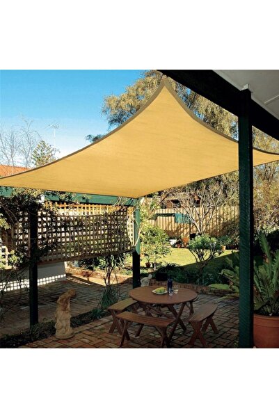 Ekodoğa Gölgelik File Krem 4x10 Metre Bahçe Gölgelik Filesi Gölgelik Örtü Göl...