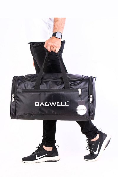 BAGWELL Geantă mare unisex neagră pentru sport și călătorie New Season