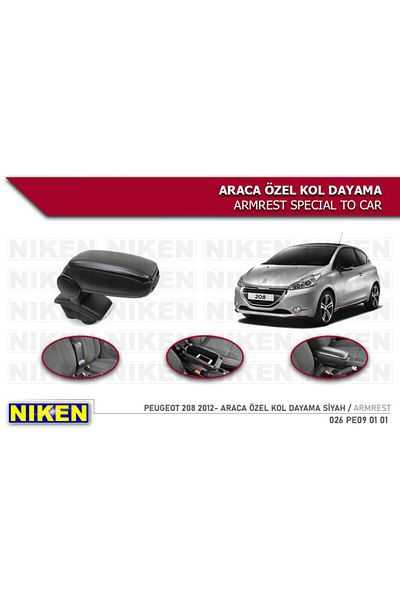 Niken Armrest Armrest for Peugeot Pejo 208 2012 2013 2014 2015 2016 2017 2018 2019 2020 Model