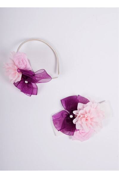 Caramell Мама і дочка Набір коронки-бандани Фіолетовий