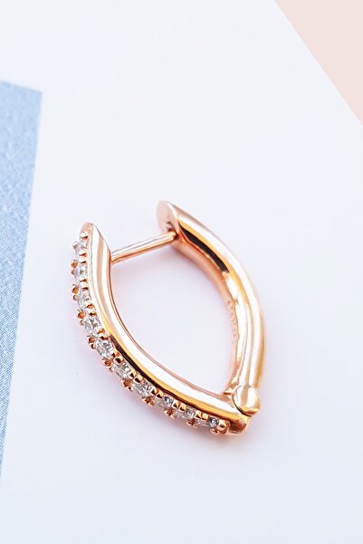 MorMajor Silver Tekli V Ithal Gümüş Küpe