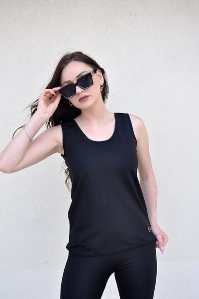 lovebox Women's Black Thermal Strap Athlete and Leggings Set