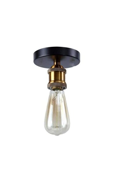 MYLİGHT Demet Habek S Retro Mat Gold Metal Tavan Avize Armatür Aplik 10cm