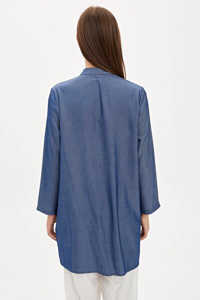 DeFacto Oversize Fit Basic Dokuma Tunik