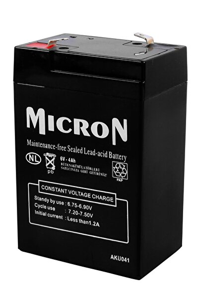 Micron Akü 6v 4 Amper Mıcron