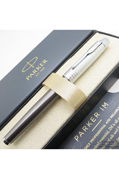 Parker Im Premium Custom Kurşuni Roller Kalem | Isme Özel Hediyelik Kalem