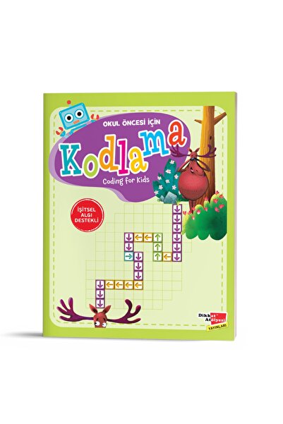 Dikkat Atölyesi Yayınları Okul Öncesi 4-6 Yaş Için Kodlama Kitabı