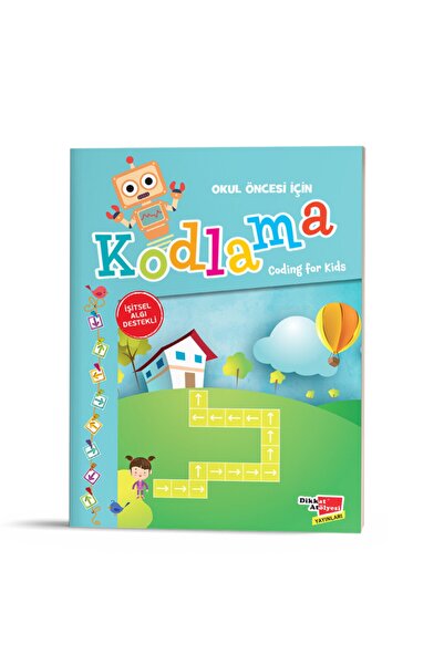 Dikkat Atölyesi Yayınları Okul Öncesi 4-6 Yaş İçin Büyük Boy Kodlama Kitabı