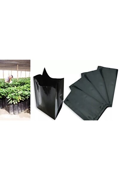 Asenya Fidan Poşeti 17x30 cm  Fide Torbası Fidan Yetiştirme Poşeti 10 Adet