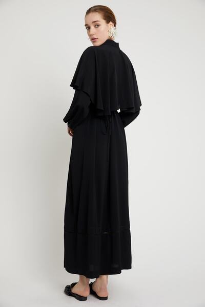 VERDA Kadın Siyah Uzun Elbise