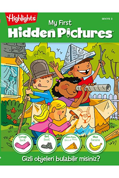 Dikkat Atölyesi Yayınları My First Hidden Pictures 4'lü Set /