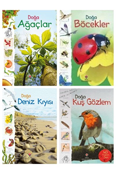 Tübitak Yayınları Tübitak Doğa Kitapları Serisi 4 Kitap(böcekler-kuşlar-ağaçl...
