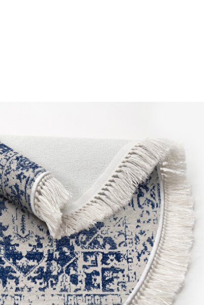 Alanur Home Dekoreko Цифровий овальний унітаз із краєм 2069 Дизайн 1