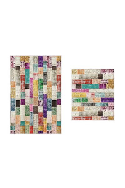 Alanur Home Σετ ψηφιακού καθίσματος τουαλέτας Dekoreko 1879 Pattern 1
