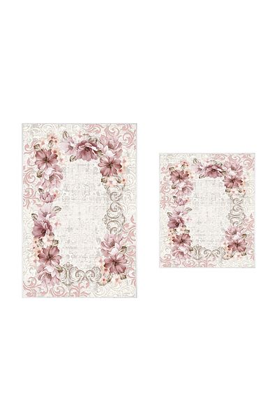 Alanur Home Σετ ψηφιακού καθίσματος τουαλέτας Dekoreko 1813 Pattern 1