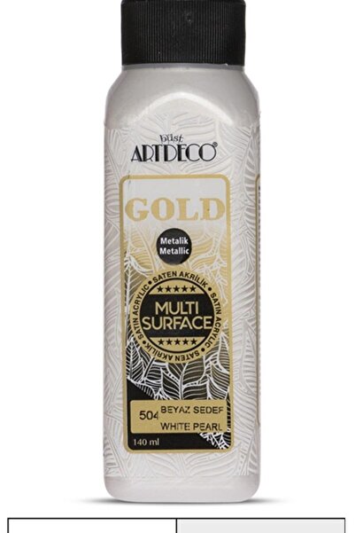 Artdeco Gold Multi-surface Metalik Akrilik Boya 140ml Sedef