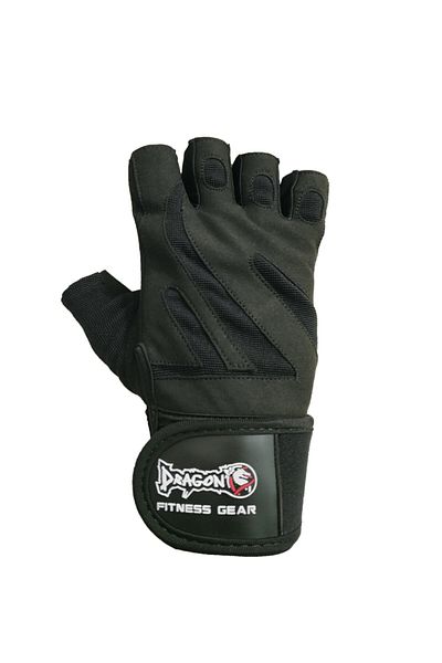 Dragondo Black Fitness Gloves - Body & Weight with Wrist Support