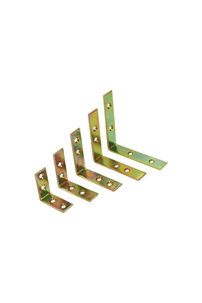 Ekodoğa Masa 2 Adet  Gönye 20x25 mm Demir Köşe Demiri L Köşebent Bağlantı Demir