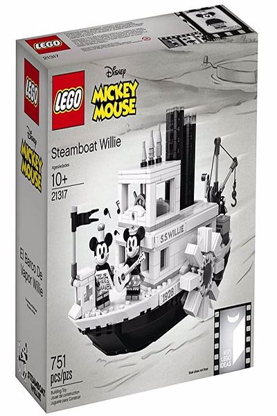 LEGO Disney Mickey Mouse Steamboat Willie Set 21317