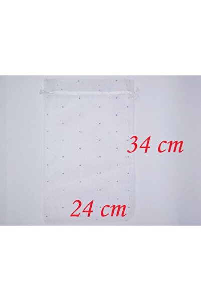 Bursa 100 Bucuri Geanta Tulle 24x34 Cm. Husă din organza Covor de rugăciune ș...