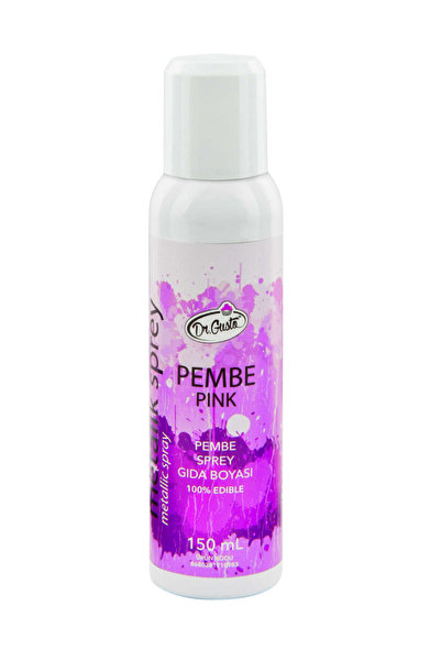 Dr. Gusto Pembe 150 ml Sprey Gıda Boyası