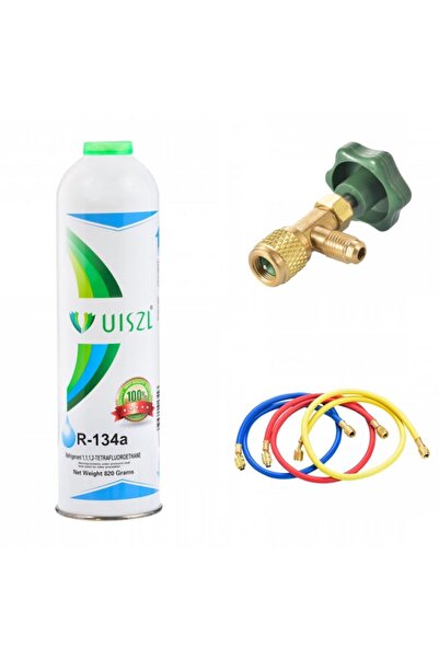 Universal Soğutucu R134a Gaz Verme Seti Gaz - Vana - Hortum