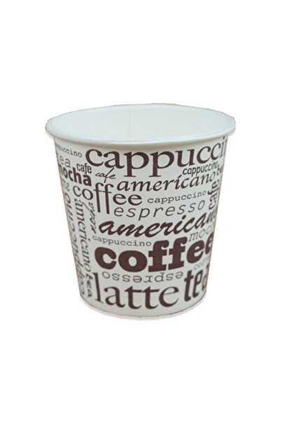 Genel Markalar Karton Bardak 4 Oz Sıcak Içecek Standart Desenli 50 Adet