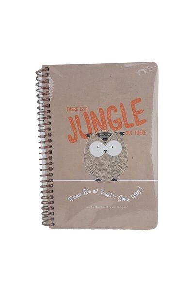 Gıpta Jungle Owl Stripes 17x24 cm 100 coli Caiet 42387