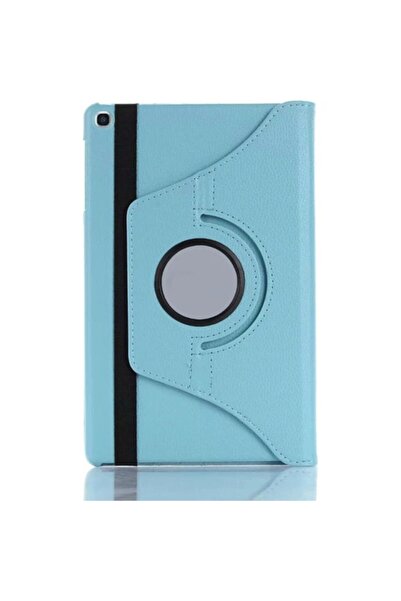 GoGoPlus Samsung P610 P615 P617 S6 Lite 360 Derece Döner Standlı Kılıf Mavi