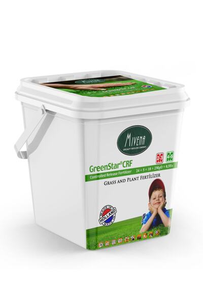 Gürçim Mivena Greenstar Crf 24-5-10 + 2 Mgo + 0,5 Fe Çim Ve Bitki Bakım Gübresi