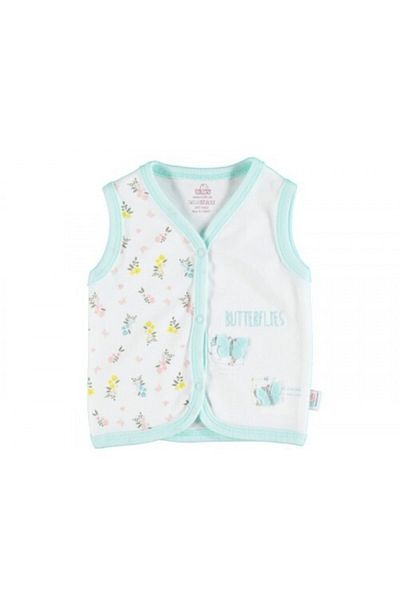 Bimini Baby Girl Mint Butterflies Vest