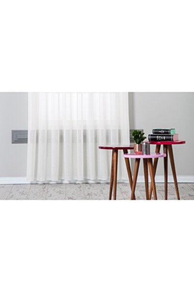 MASSARELLI Linen Folded Tulle Cream 1-2,5 Medium Frequent Pleat