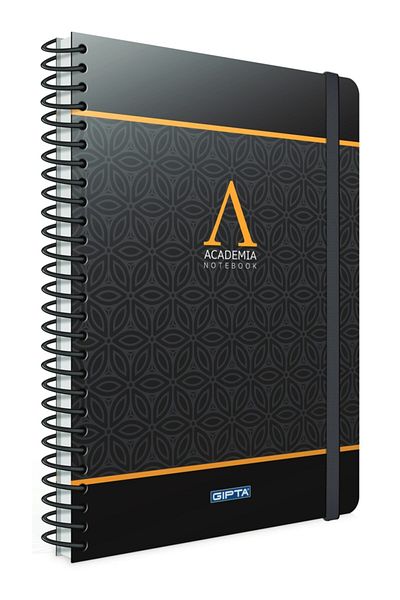Gıpta Academia Spiral 120 Yp Hard Cover A4 Notebook cu rigle