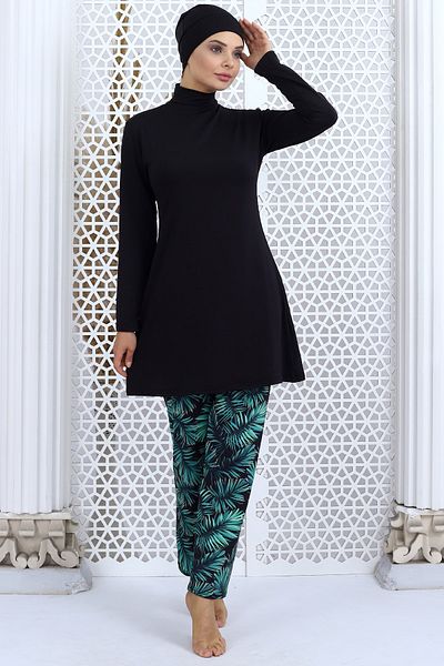 Aykum Mayo Langarm-Hijab-Badeanzug