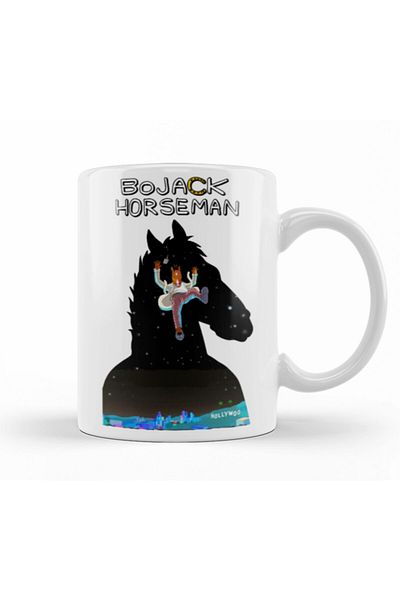 Baskı Dükkanı Bojack Horseman 01 - Mug and Cup Porcelain